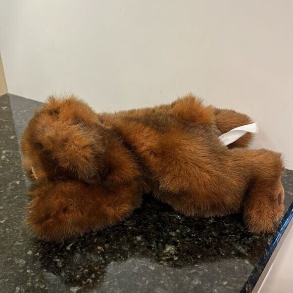 MJC International 1992 Plush Stuffed Vintage Brown Teddy Bear 12” - Picture 4 of 7